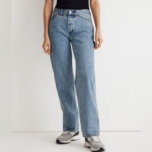 Madewell Low-Slung Straight Carpenter Jeans